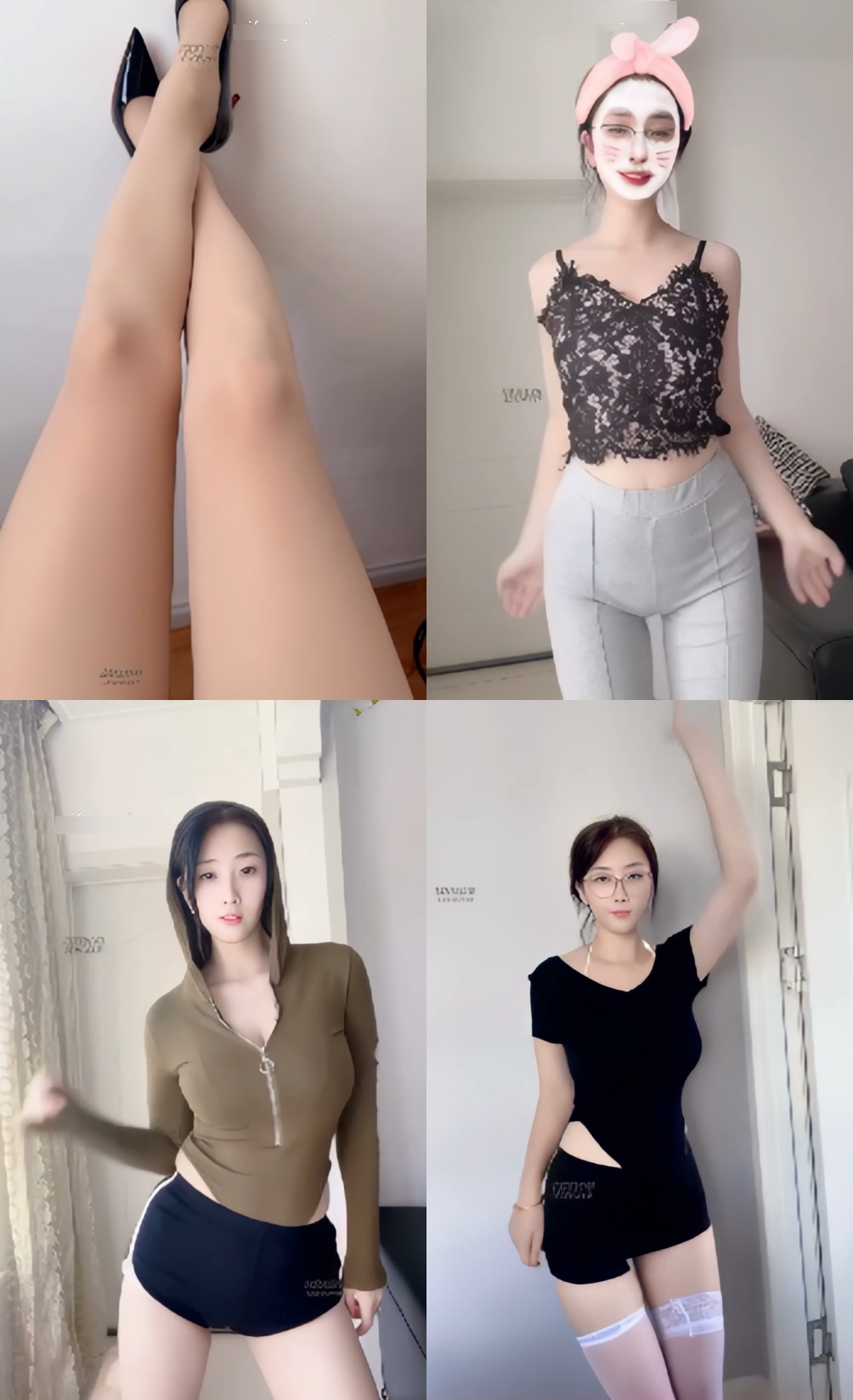 快手|张如花貌美如花 气质舞蹈博主尺度G舞 4V